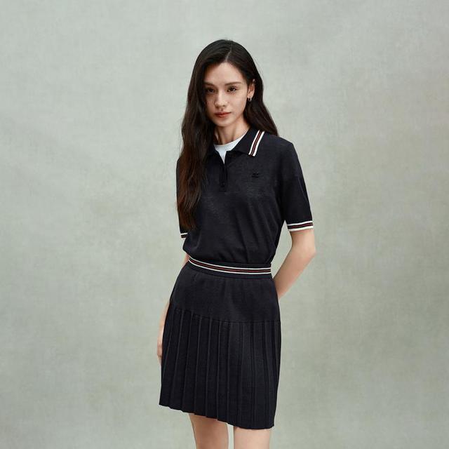 欧时力 莱赛尔亚麻 女士针织衫