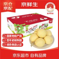 京鲜生 河北鸭梨 净重5斤 单果250g+ 国家地标产品 生鲜水果