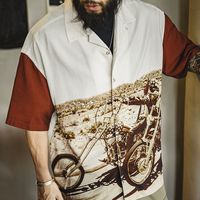 MADEN/马登 复古撞色 男士衬衫