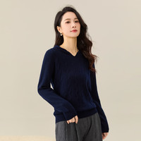春竹 100%羊毛 女士针织衫