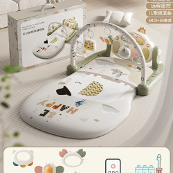 顽兔 婴儿健身架器脚踏钢琴蹬踩踢躺玩幼儿宝宝玩具0一1岁3到6个月