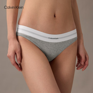  卡尔文·克莱恩/Calvin Klein 罗纹性感 女士比基尼三角内裤 P7A-椰青灰 1条 L