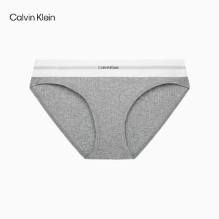  卡尔文·克莱恩/Calvin Klein 罗纹性感 女士比基尼三角内裤 P7A-椰青灰 1条 L