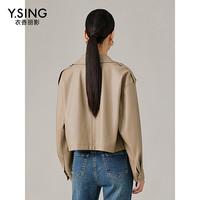  Y.SING/衣香丽影 美式复古 女士皮夹克