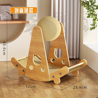 神经猫 猫抓板耐磨不掉屑猫咪剑麻球板猫窝一体磨爪器防猫抓用品 抓球款-瓦楞纸款