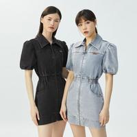 哥弟 收腰 女士牛仔裙