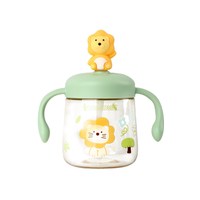 贝儿欣 儿童牛奶杯1-3岁以上奶瓶PPSU直饮喝水杯宝宝喝奶杯吸管杯