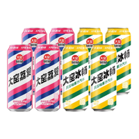 大窑汽水 大窑嘉宾 0脂肪果味碳酸饮料500ml* 荔爱4罐+冰畅凤梨4罐