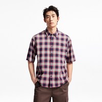  JACK&JONES/杰克琼斯 透气舒适 男士衬衫 【款式6】紫木色 175/96A/M