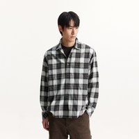  JACK&JONES/杰克琼斯 透气 男士衬衫 【款式82】黑砂色 180/100A/L