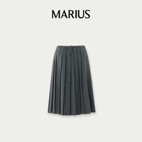 MARIUS 窄腰头设计 女士百褶裙