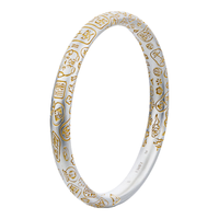  顺庆银楼 足银9999 足银手镯