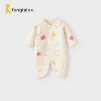 Tongtai/童泰 夹棉 婴儿连体衣 保暖蝴蝶衣-红色小兔