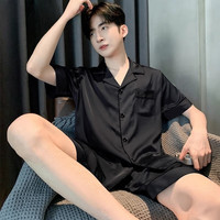 YALU/雅鹿 凉感冰丝 男士睡衣套装