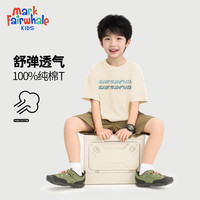 马克华菲 青少年纯棉短袖  M长条英文（包边短袖）
