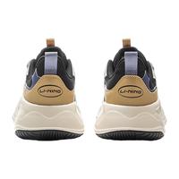 LI-NING/李宁 轻质回弹 儿童运动鞋 黑色/咖喱黄/月纱灰-5 38