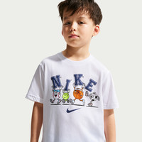 NIKE 幼童圆领T恤春季新款男童舒适NIKE MULTI SPORTS BALL IR8081