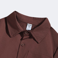 大嘴猴 极限8h！翻领纯色衬衫+纯色短裤（整套）