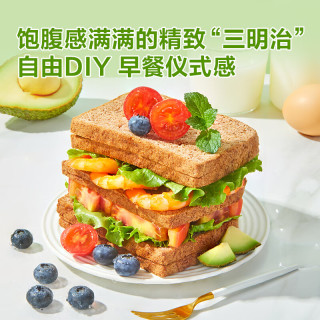 良品铺子 黑麦吐司 1kg