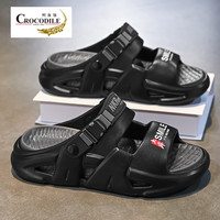 鳄鱼恤 男士凉鞋夏季外穿防滑软底运动凉拖户外开车两用大码沙滩鞋