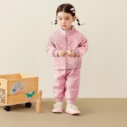 迷你巴拉 bala/迷你巴拉 绣花甜美 女童休闲套装