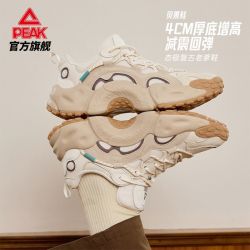 匹克 贝果鞋态极夏季休闲鞋男厚底增高学生老爹鞋透气百搭运动鞋