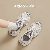 百亿补贴：奥古狮登 老爹鞋女2025新款冬季增高网红鞋子ins百搭厚底运动鞋爆