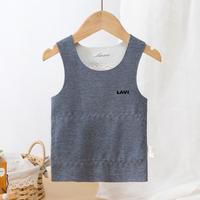 Lavi 25年春新儿童背心打底内衣男女童无袖马甲