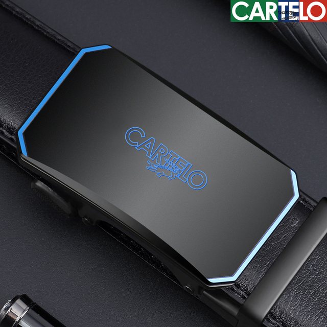 卡帝乐鳄鱼 卡帝乐鳄 男士真皮自动扣腰带