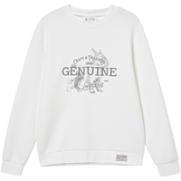 JACK&JONES/杰克琼斯 刺绣图案 男士卫衣 A06雪白 M (175)