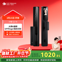 德施曼 Di 小嘀 Q2M 可视猫眼智能门锁 星爵黑