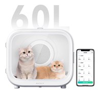 小佩 猫狗通用 宠物烘干箱 MAX 白色 50*47.3*44.7cm