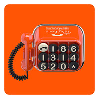 bbdd 复古个性停车牌 红色