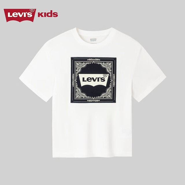 Levi's 夏季新款腰果花T恤儿童