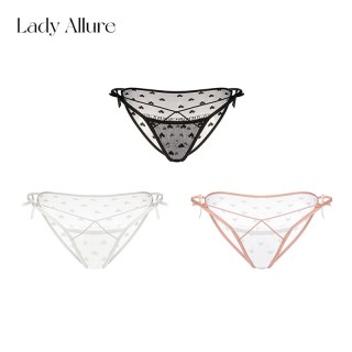  LADYALLURE 绑带 女士内裤 黑色+白色+粉色 M