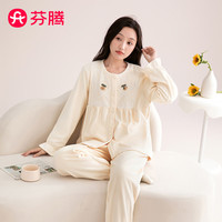 FENTENG/芬腾 双面暖绒 女士睡衣套装 M