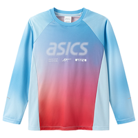  ASICS/亚瑟士 吸湿速干 儿童运动长袖T恤