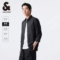 JACK&JONES/杰克琼斯 休闲可调节翻领 男士衬衫