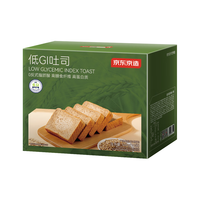  京东京造 低GI 全麦吐司 【控糖全麦】低GI吐司500g