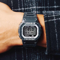 CASIO G-SHOCK小方块系列防水防震多功能户外运动手表日韩表情人节礼物 折纸DW-5600RGM-1