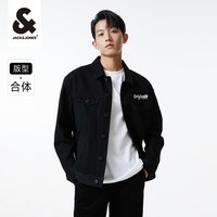 JACK&JONES/杰克琼斯 立体法斗刺绣 男士牛仔夹克