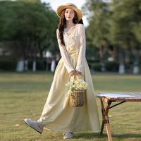 TONLION/唐狮 田园风 女士连衣裙套装
