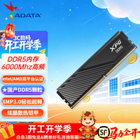 威刚 D300 DDR5内存条威龙6000台式机马甲16/32/64G游戏支持EXPO国产/海力士颗粒适配9800X3D适用AI硬件
