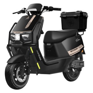 移动端、京东百亿补贴：五羊电动车 五羊电动摩托车2000W 镜面黑/千瓦强劲电机/前后双碟 60V22A黑金石墨烯电池