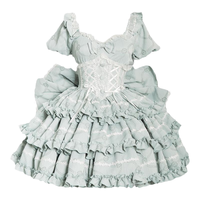  豹了个猫 拖尾设计 女士连衣裙 背后大蝴蝶结