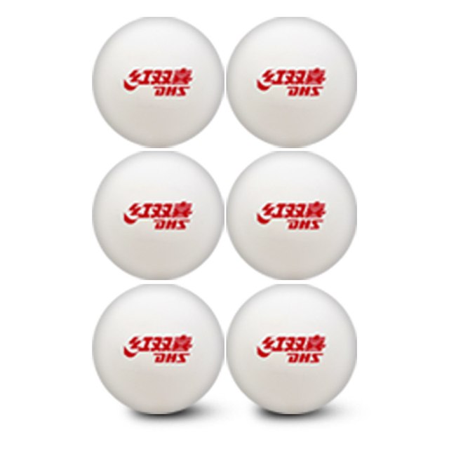移动端：红双喜 三星 三星球 乒乓球 D40+ 训练球（6只装）高性价比