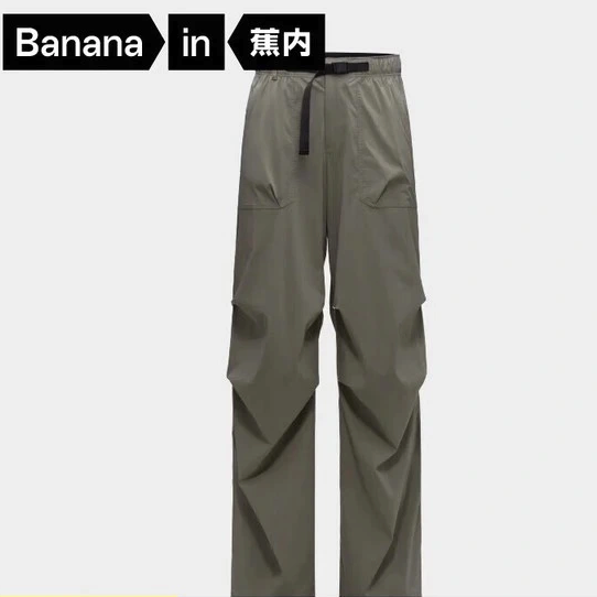 蕉内 男款 凉皮505Cool Air机能工装立体速干裤 深雾绿 L