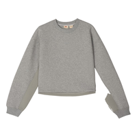 Levi's/李维斯 拼接 女士短卫衣 灰色 XS