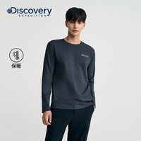 discovery expedition 檀健次同款探索户外运动徒步长袖T恤男士25秋季 靛蓝色-INM M