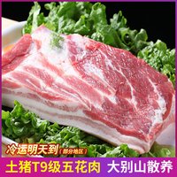 缘琳山 金蝉土猪五花肉 散养猪 土猪肉新鲜冷冻农家散养猪肉新鲜烧烤食材
